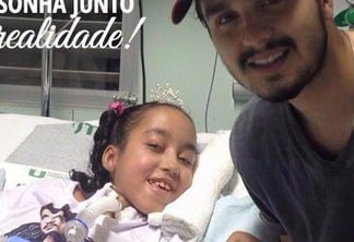 TV ARAPUAN levou o cantor Luan Santana para visitar pequena fã, Natayelle, no Hospital Universitário em João Pessoa!! - VEJA O VÍDEO