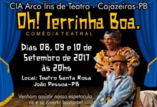 Cia de teatro de Cajazeiras se apresenta no Santa Rosa