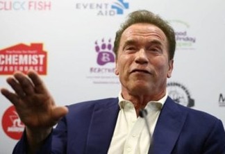 MELBOURNE, AUSTRALIA - MARCH 16:  Arnold Schwarzenegger speaks during a press conference at The Melbourne Convention and Exhibition Centre on March 16, 2018 in Melbourne, Australia.  (Photo by Robert Cianflone/Getty Images,)