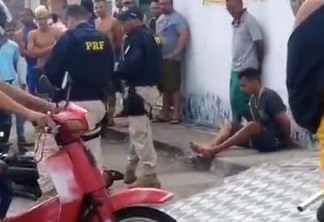 Motociclista sofre acidente ao tentar fugir de agentes da PRF - VEJA VÍDEO