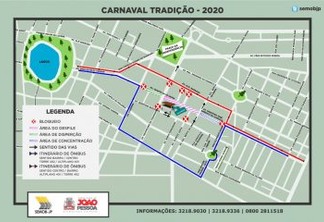 Semob-JP define plano de circulação para os desfiles do Carnaval Tradição