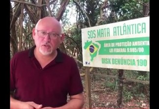 Marcos Henriques denuncia desmatamento em área de proteção ambiental em João Pessoa - VEJA VÍDEO