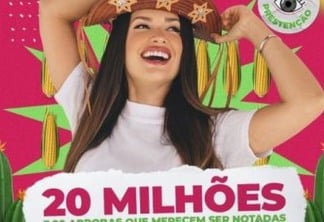 SUCESSO! Juliette atinge 20 milhões de seguidores no Instagram e equipe cria campanha para ajudar 20 entidades carentes no Brasil; entenda 