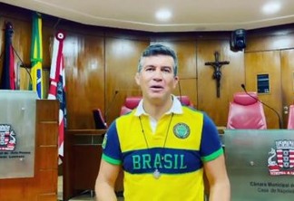Vereador Carlão publica vídeo em defesa das manifestações: "Não existe independência sem liberdade" - ASSISTA
