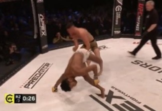 Lutador deixa adversário inconsciente após golpe de capoeira durante torneio de MMA - VEJA VÍDEO