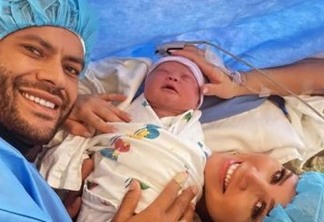 Hulk Paraíba anuncia nascimento da sua filha com Camila Ângelo: "Minha princesa Zaya"