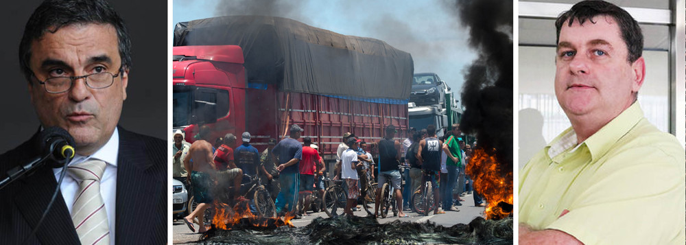 protesto caminhoneiros