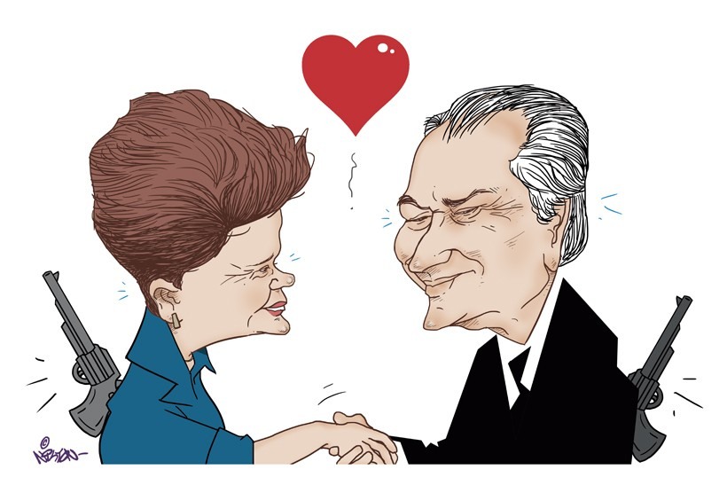 temer e dilma