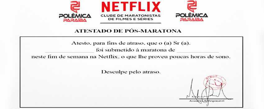 atestado Netflix